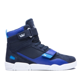 Supra BREAKER Høye Sneakers Dame Marineblå/Kongeblå/Hvite | NO-37865